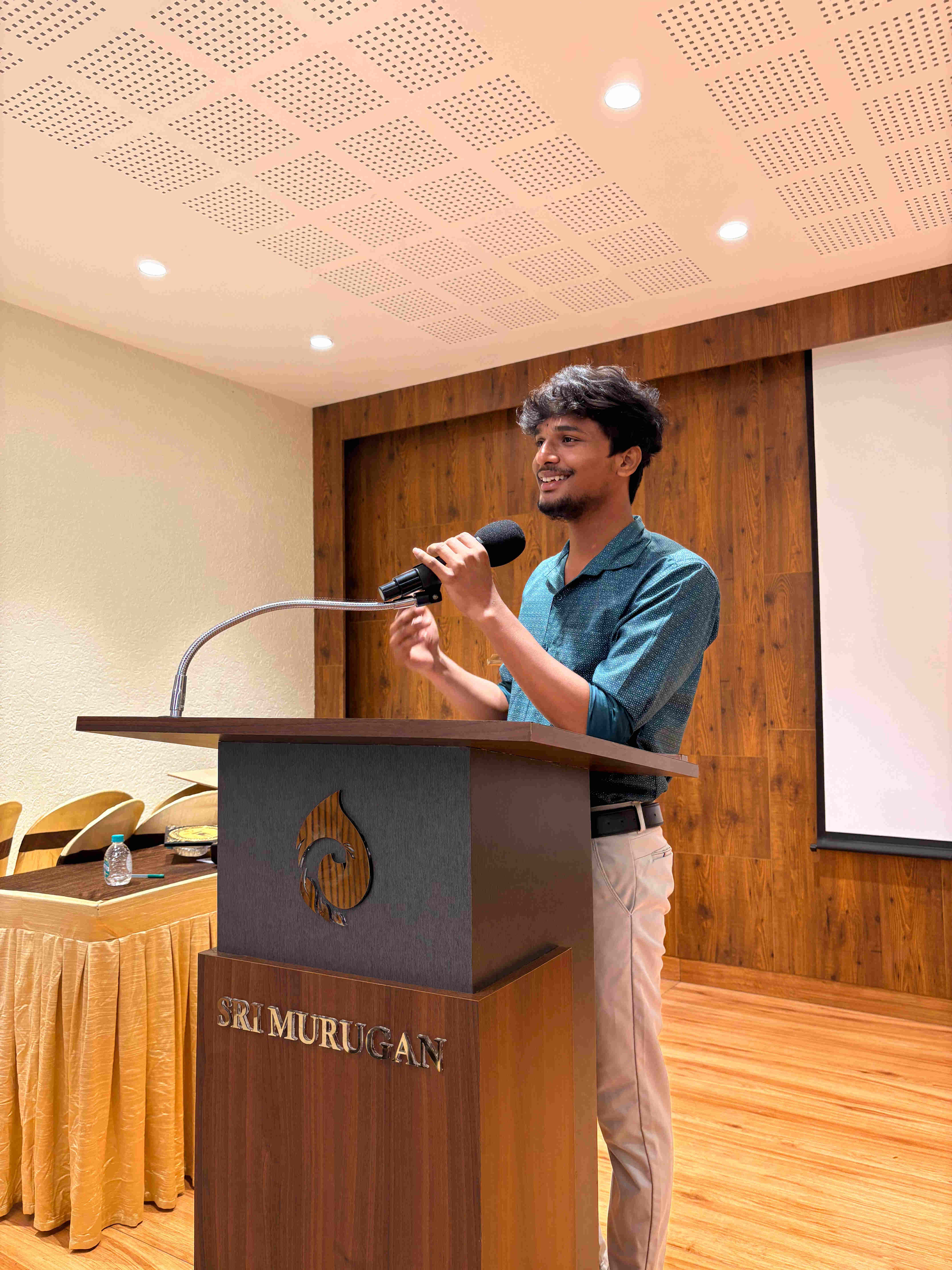 Portrait: smiling learner with laptop